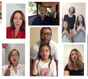 Lycored colleagues from Israel, the US, Ukraine and Switzerland logged in for a virtual Zoom musical workshop for Heart+Soil Day